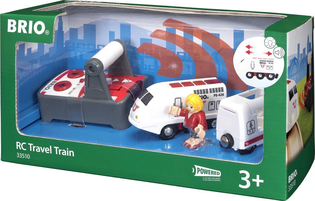 Locomotiva RC Brio bianca con telecomando - 33510 - parte binario