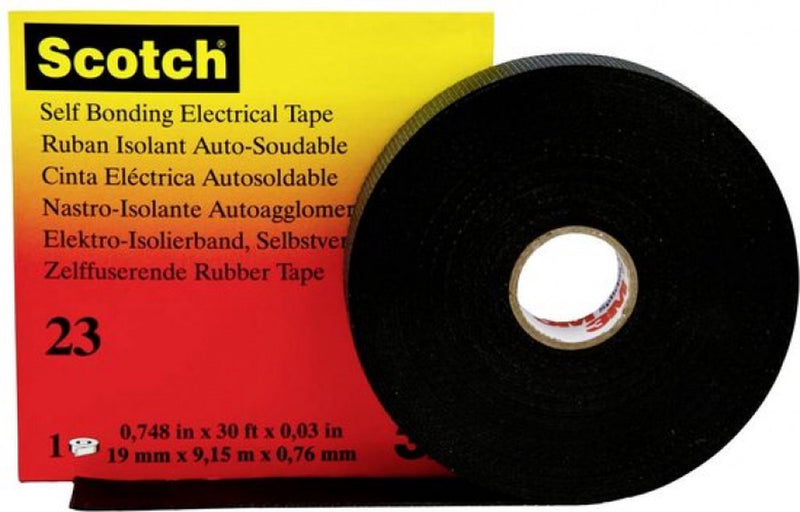 3 m scotch 23 scotch23-19x9,15 nastro per riparazioni scotch 23 nero (l x l) 9,15 m x 19 mm 1 pezzo(i)