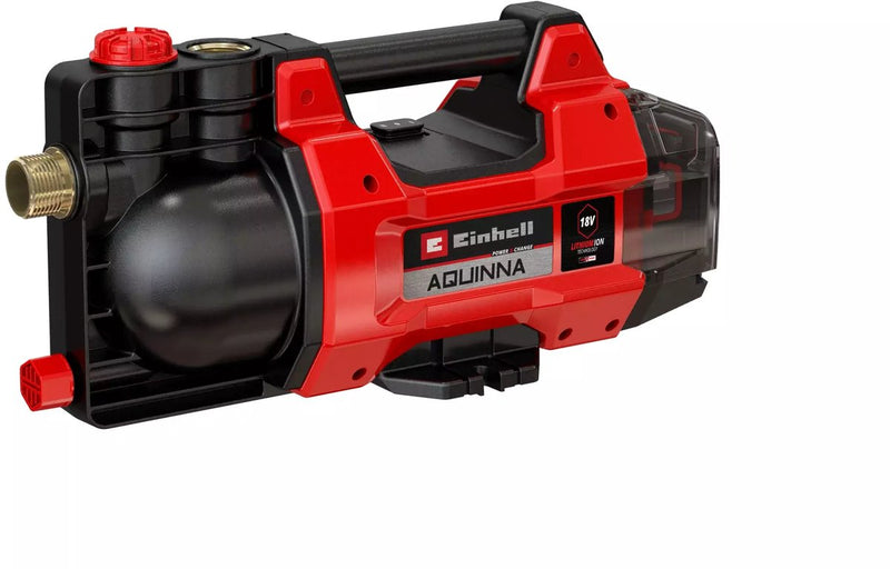 Pompa da giardino a batteria Einhell aquinna 18 28 li solo - power x-change - 18 v li-ion - 2800 l h - max. prevalenza: 25 m - modalità eco boost - protezione da sovraccarico e gelo - escl. batteria e caricabatterie