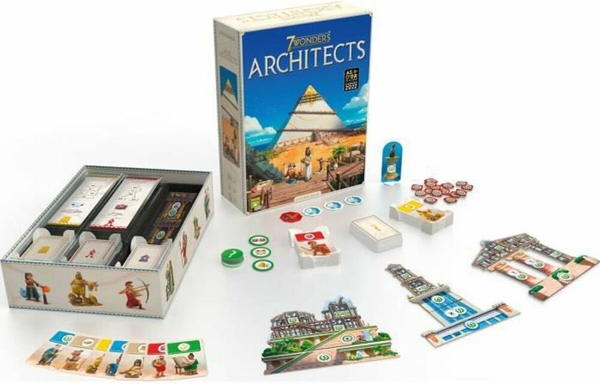 Asmodee bordspel 7 wonders: architects (fr)