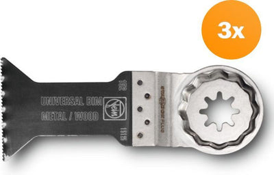 Fein 63502152220 e-cut universal zaagblad (3st) - slp - 44 x 60 mm (152)