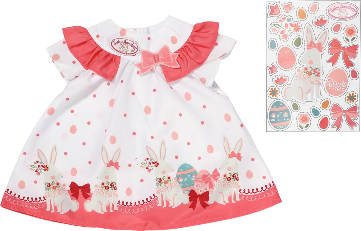 Baby Annabell huevo de Pascua con vestido - ropa para muñecas 43 cm