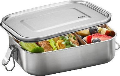 Gefu Endurance portapranzo grande – portapane in acciaio inox – portapranzo bento a prova di perdite