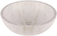 Lavabo de mármol Differnz - 40x40x15cm - redondo - mármol - blanco brillante