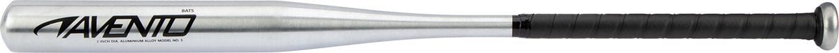 Mazza da baseball Avento in alluminio - 73 cm - argento