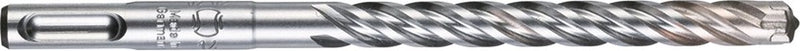 Punta per calcestruzzo Milwaukee 4932352027 rx4 sds-plus - 4 superfici di taglio - 10 x 150 x 210 mm