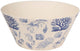 Alpina slakom kunststof – saladeschaal 25cm – serveerschaal – marine print – lichtgewicht