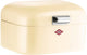 Wesco mini grandy broodtrommel | 2 liter - maat s | metaal - amandel | brooddoos