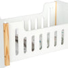 Small foot - houten poppenbed wit little button
