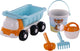 Cavallino Toys Cavallino Beach Kiepwagen con set di set blu, 5dlg.