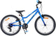 Volare venom kinderfiets - jongens - 20 inch - blauw - 6 speed - twee handremmen