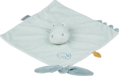 Nattou panno coccole doudou - coccodrillo - romeo, jules e sally - 27x27 cm - verde chiaro