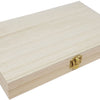Caja rectángica con tapa Paulownia Wood