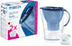 Brita - waterfilterkan - marella cool - 2,4l - blauw - incl. 2 maxtra pro all-in-1 waterfilterpatronen - voordeelverpakking