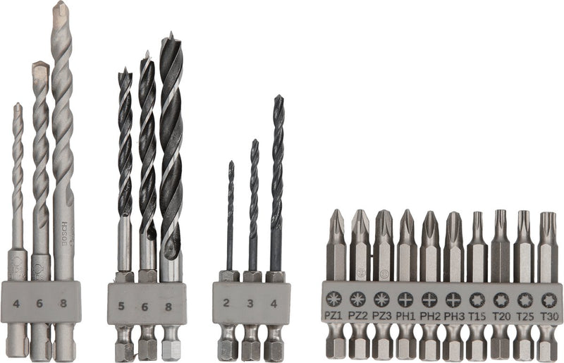 Set misto Bosch uneo - 19 pezzi