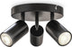 B.k.licht - opbouwspots - plafondspot met 3 lichtpunten - zwarte plafondlamp - draaibar - kantelbaar - gu10 fitting