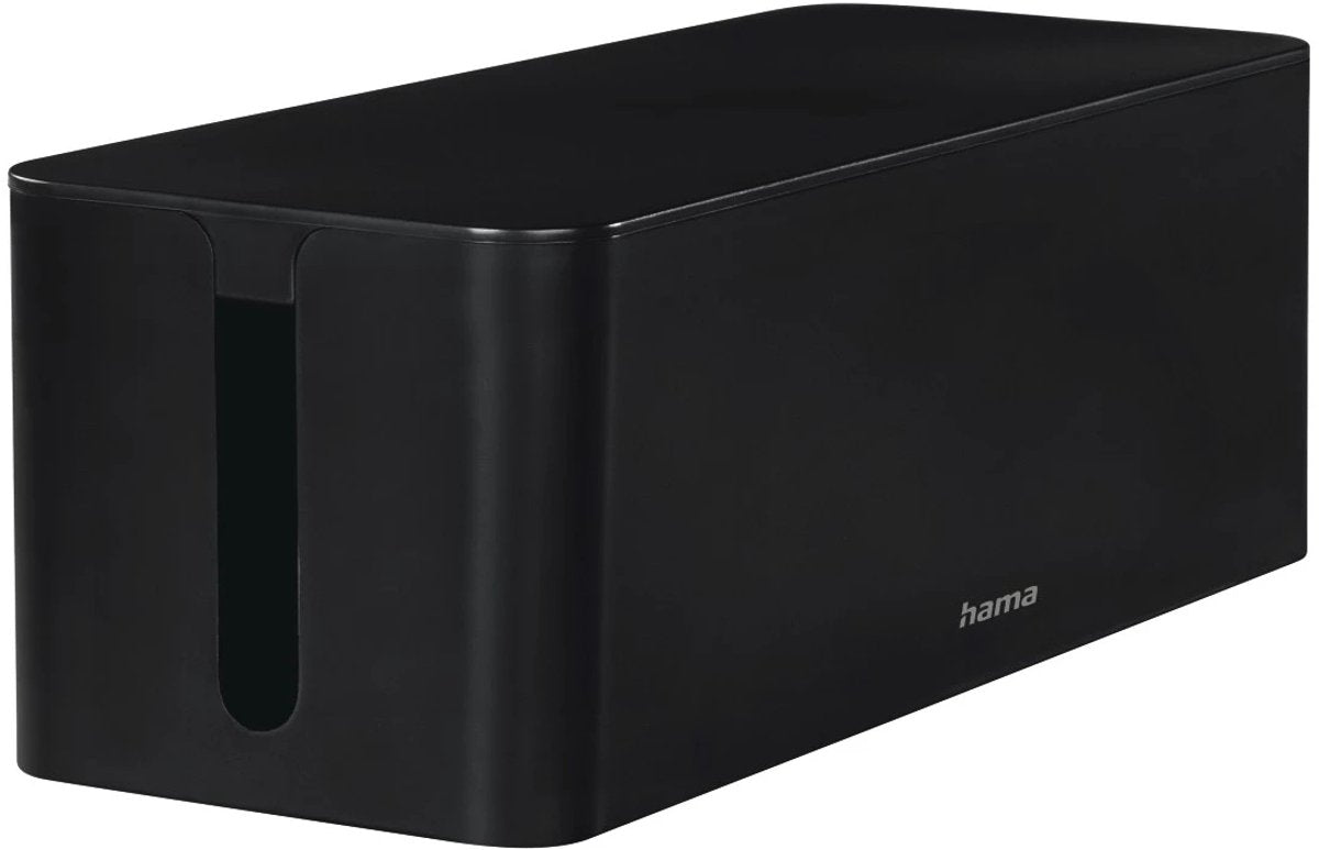 Hama 00221012 scatola cavi plastica nero (L x L x A) 15,6 x 4 x 13,5 cm 1 pezzo(i)