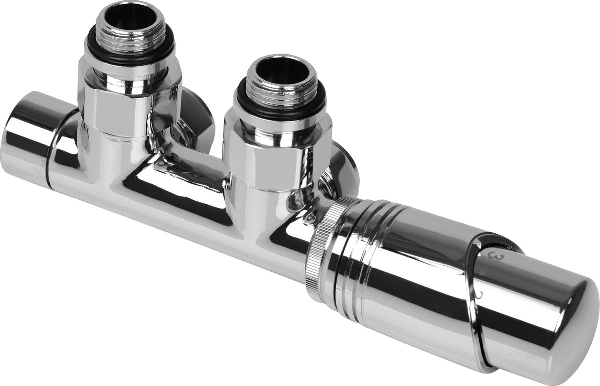 Plieger como design onderblok set haaks incl. koppeling 15 en 16mm chroom