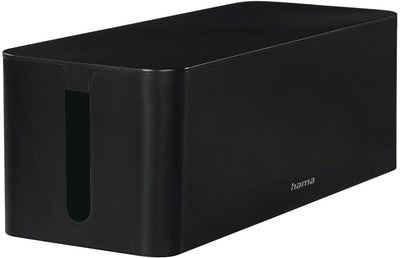 Hama 00221012 caja de cables plástico negro (largo x ancho x alto) 15,6 x 4 x 13,5 cm 1 pieza(s)