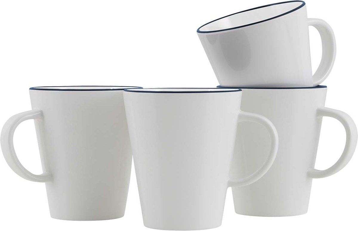 Gimex - linea linea - tazza - blu - 4 pezzi