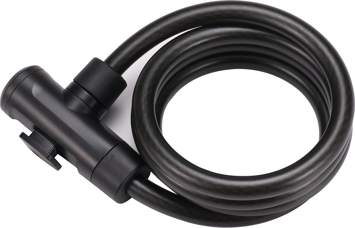 Bbb cycling keyguard cable - fietsslot met 3 sleutels - lengte: 120cm - dikte: 12mm - kabelslot voor stadsfiets, racefiets mountainbike - bbl-111