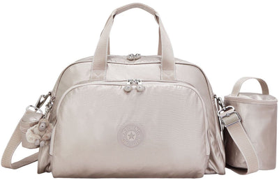 Kipling luiertas basic plus camama babybag metallic glow roségoudkleurig