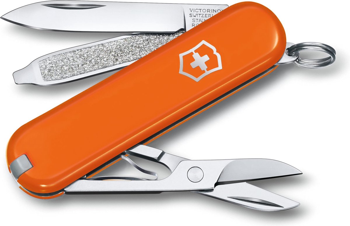 Navaja Victorinox classic SD - mango tango - 7 funciones - acero inoxidable