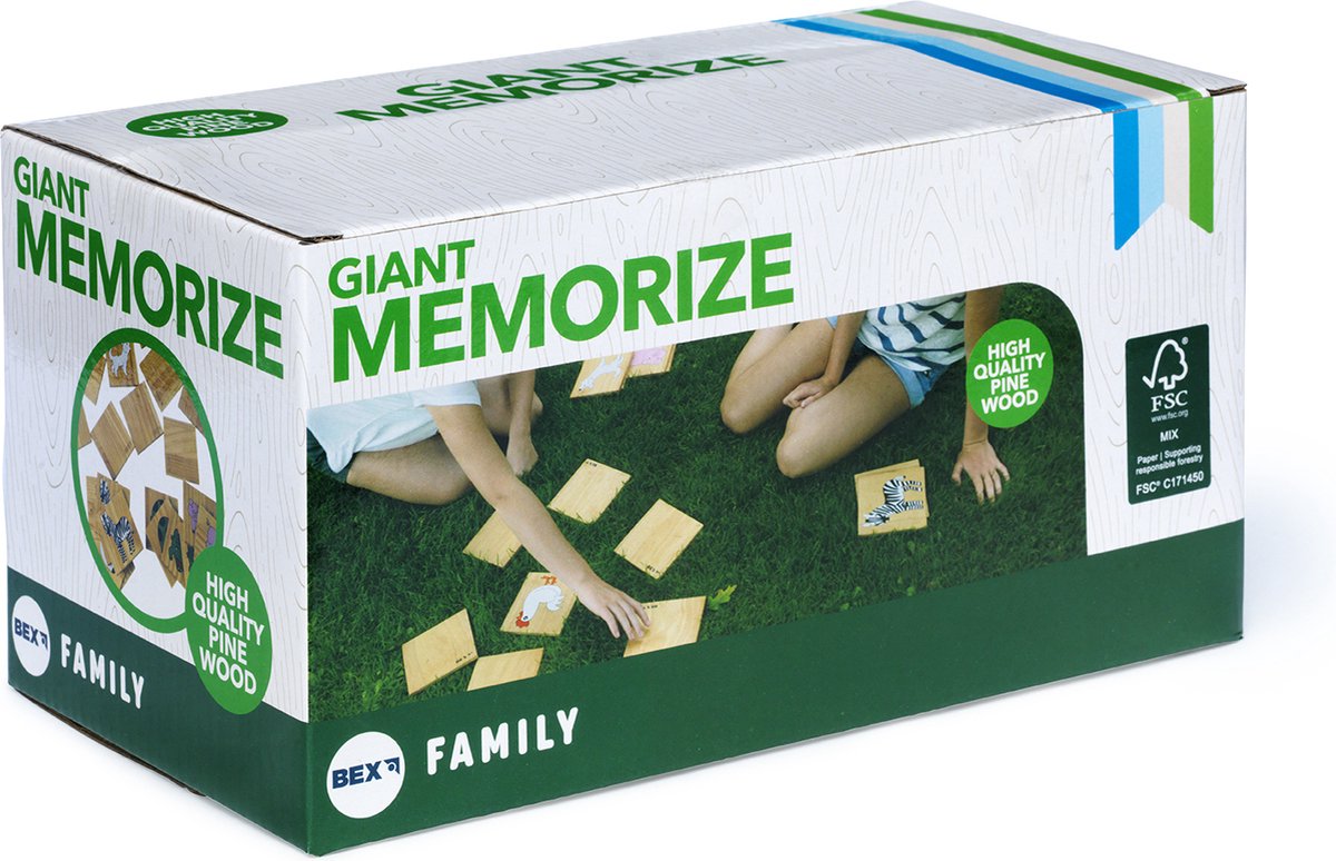 Selecta bex houten memo spel