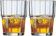 Vasos de whisky Arcoroc - 6x - serie norvege - transparente - 160 ml - vasos de agua potable