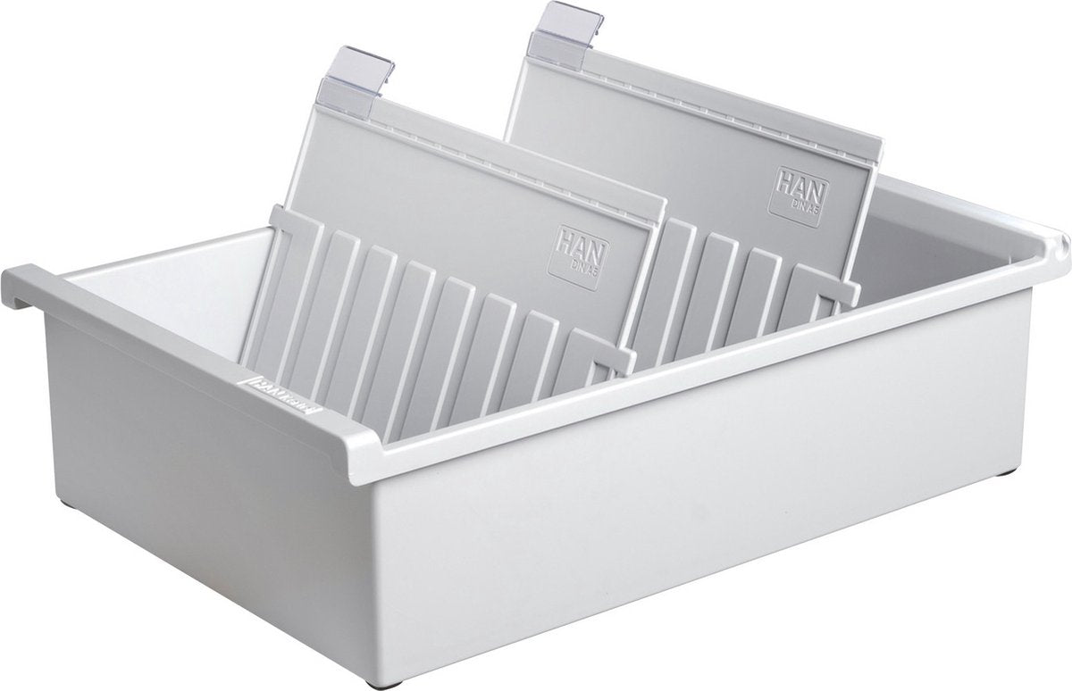 Bandeja para fichas han a5 1300 tarjetas gris