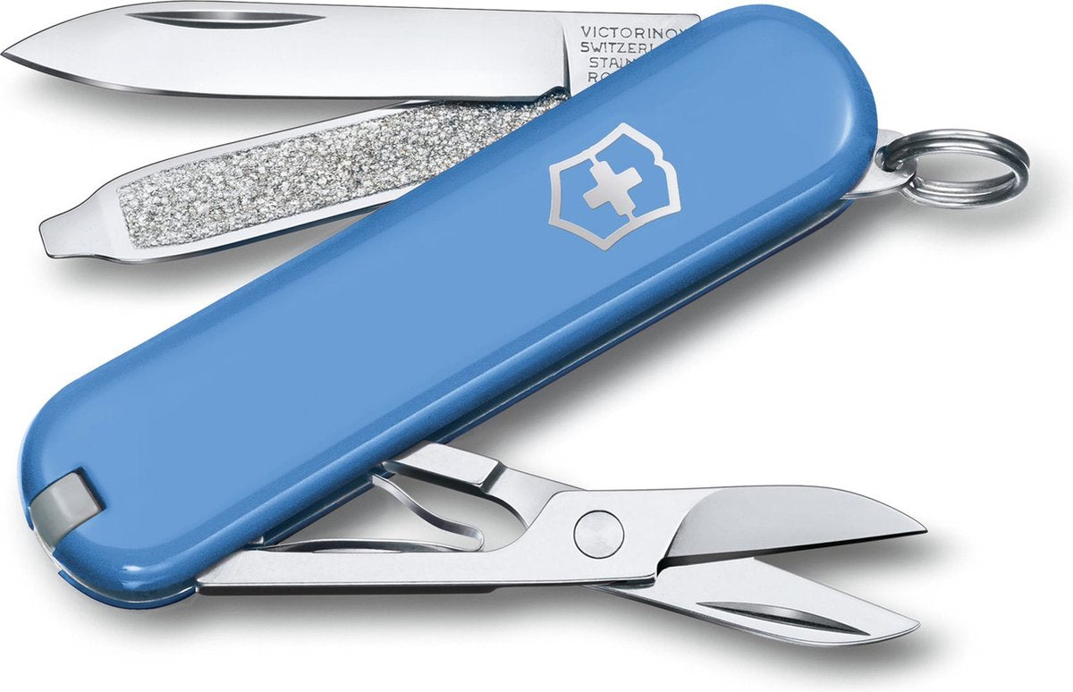 Victorinox classic sd zakmes - summer rain - 7 functies - rvs