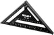 Sola quadrato metrico 30 cm nero - 56160201