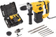 Trapano elettrico a percussione Powerplus POWX1197 - 4 in 1: trapano a percussione foratura scalpellatura e rotazione dello scalpello, trapano da 1500 W