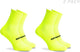 Rogelli essential fietssokken - 2-pack - fluorgeel - 44 47