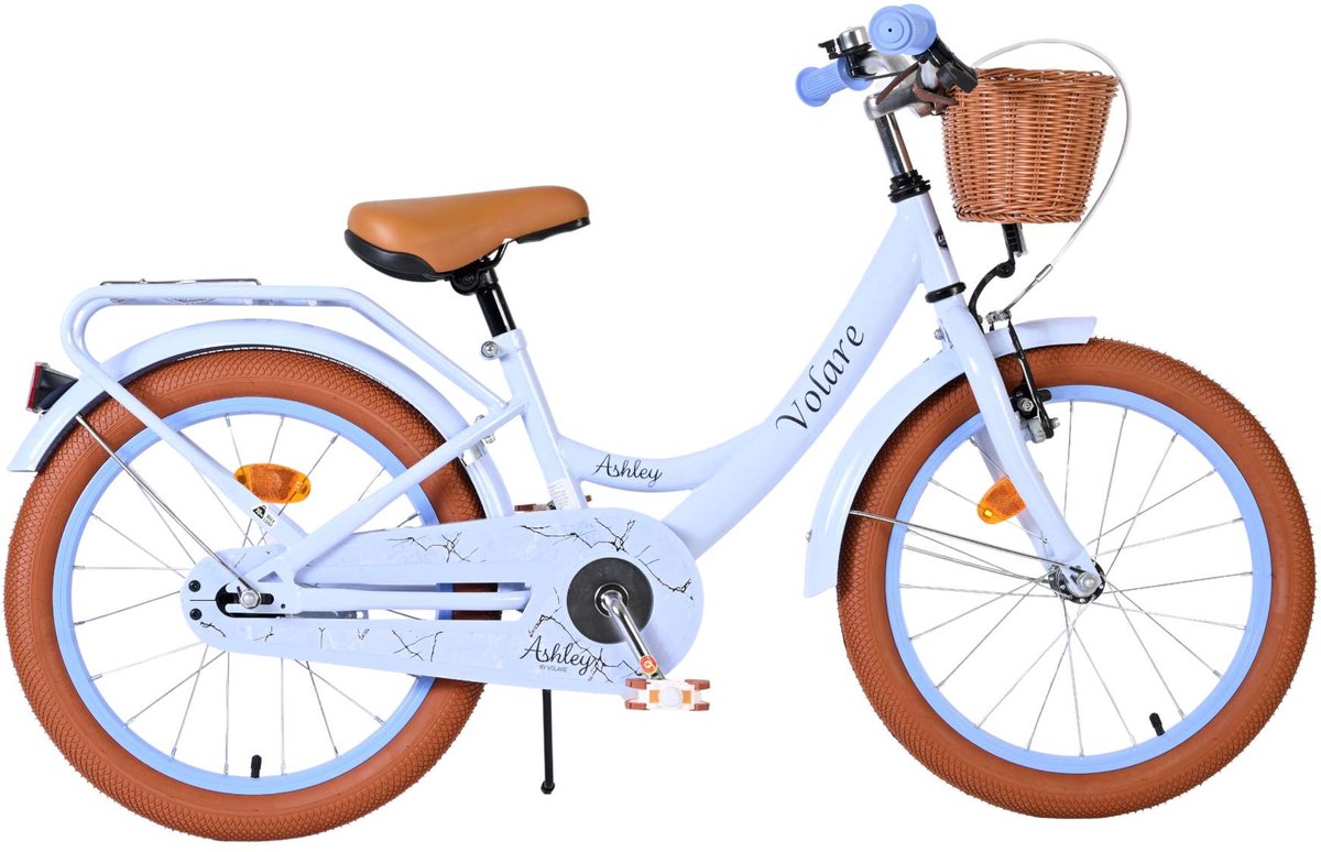Bicicletta per bambini Volare Ashley - ragazze - 18 pollici - blu pastello