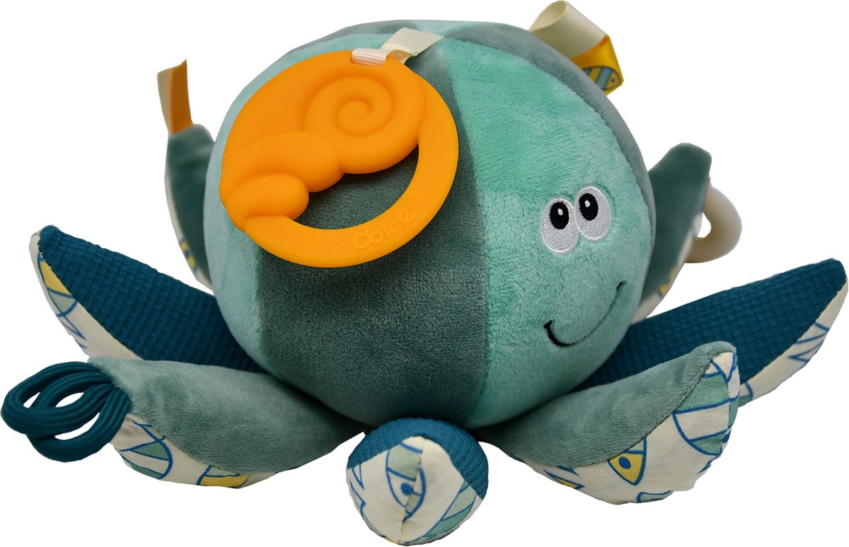 Dolce toys speelgoed ocean activiteitenknuffel - octopus octo