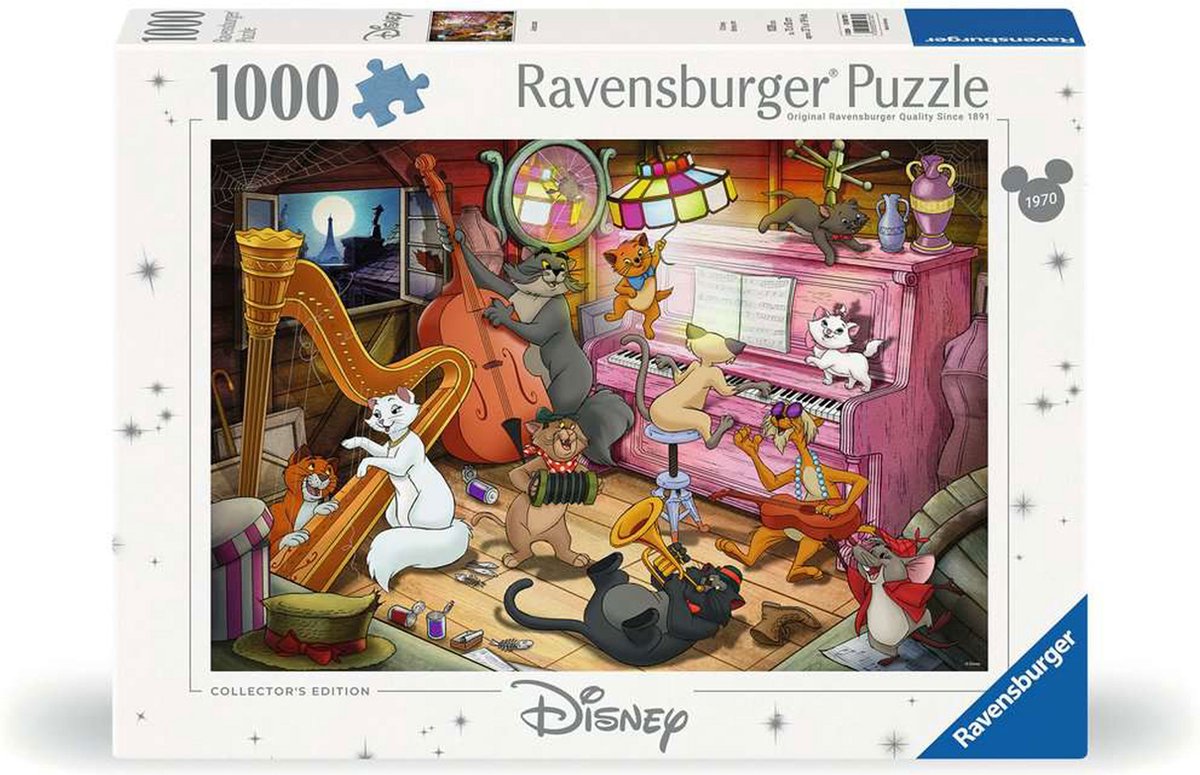 RAVENSBURGER JIGSAW puzzle aristocats, 1000st.