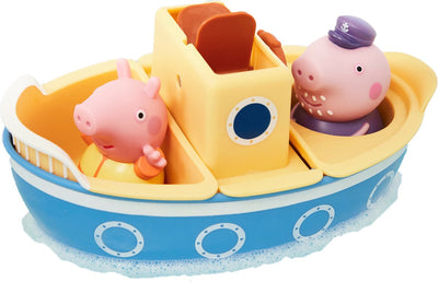 Tomy Peppa Pig - Barca Regalo Splash Nonno Maiale - Giocattoli da Bagno
