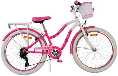 Volare adorabili bambini per bambini femminili da 24 pollici rosa 7 marce