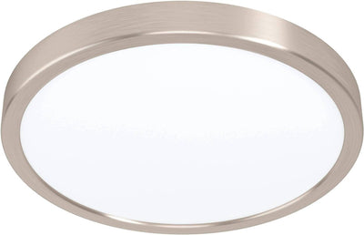 Lámpara de superficie Eglo fueva 5 - LED - ø 28,5 cm - gris - regulable