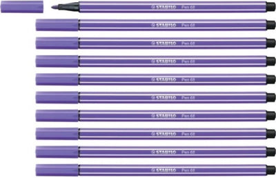 Stabilo pen 68 - premium viltstift - paars - doos 10 stuks