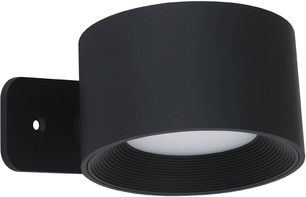 Eglo muraglie wandlamp - oplaadbaar (tot 24 uur licht) - draadloos - ø 7.5 cm - zwart - instelbaar wit licht - dimbaar