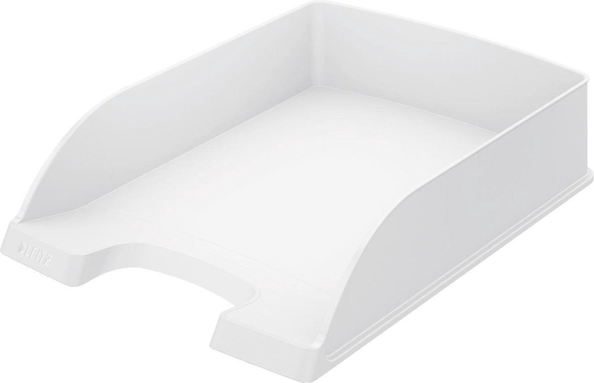Bandejas para cartas estándar leitz plus 5227 poliestireno a4 34x24,5x5,8cm blanco