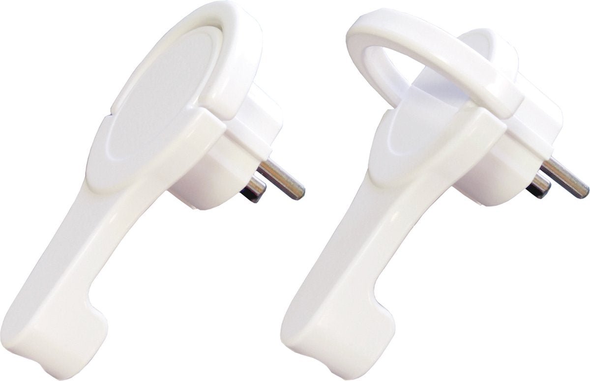 Conector acodado Scanpart - con gancho - con toma de tierra - plano - 10 16 a