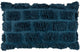 Vtwonen tufted sierkussen - 30x50 cm - donker blauw