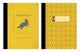 Harry potter: hufflepuff composition notebook set (set of 2)