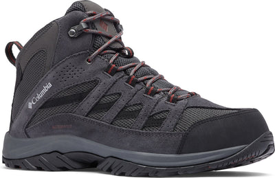 Columbia crestwood mid botas de montaña impermeables para hombre - gris