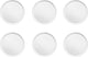 Medard de noblat - yaka blanco - plato de postre 21,5 cm - 6 piezas - porcelana