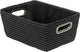 Wenko 1064950 - cestino portaoggetti cromo nero | 2 pezzi