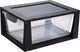 Sunware - cassettiera omega 11l nero trasparente - 37,5 x 29,5 x 17,5 cm